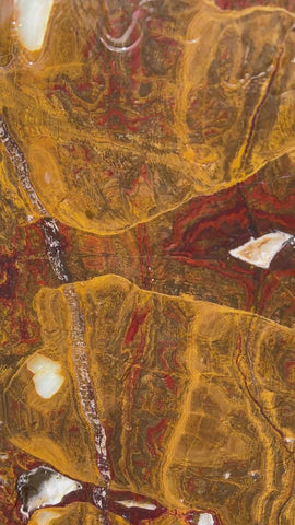 Caramel Canyon Onyx stone fountain made by The Rock Star Gallery®.