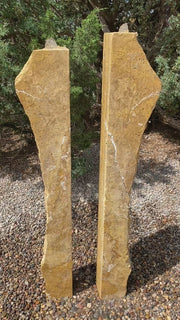 El Malpais Marble Double Set in a landscape setting from The Rock Star Gallery