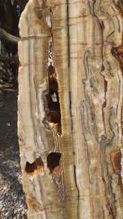 Grand Canyon Red Onyx stone fountain handcrafted by The Rock Star Gallery®