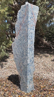 Heisenberg Blue Onyx stone fountain made by The Rock Star Gallery®.