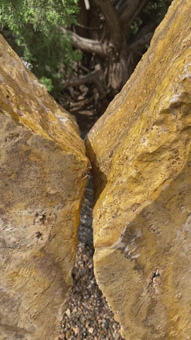 El Malpais Marble Double Set in a landscape setting from The Rock Star Gallery