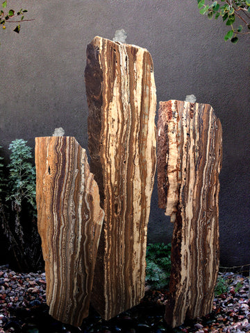 Grand Canyon Red Onyx Columns, Singular or a Set of Three