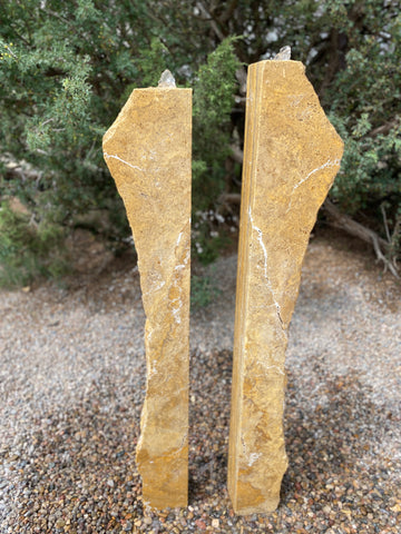 El Malpais Marble Double Set in a landscape setting from The Rock Star Gallery
