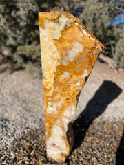 Grand Canyon Red Onyx stone fountain handcrafted by The Rock Star Gallery®