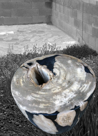 Petrified Wood Fountain 2 SOLD