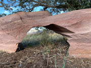 Salt River Sandstone stone bench from The Rock Star Gallery provides seating in any garden, patio, or landscape design..