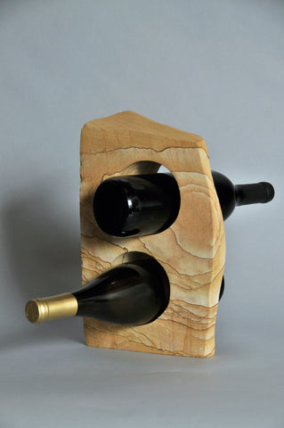 Picture Rock Sandstone  - 2 Wine Bottle Holder