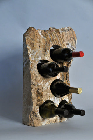 5 bottle Grand Canyon Red Onyx Wine Bottle Holder