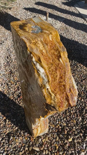 Grand Canyon Red Onyx stone fountain handcrafted by The Rock Star Gallery®