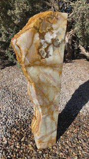 Grand Canyon Red Onyx stone fountain handcrafted by The Rock Star Gallery®