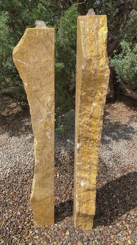 El Malpais Marble Double Set in a landscape setting from The Rock Star Gallery
