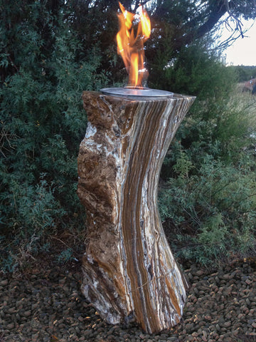 Black Canyon Onyx Fire Feature & Fountain - SOLD